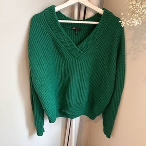 Maje kelly green sweater